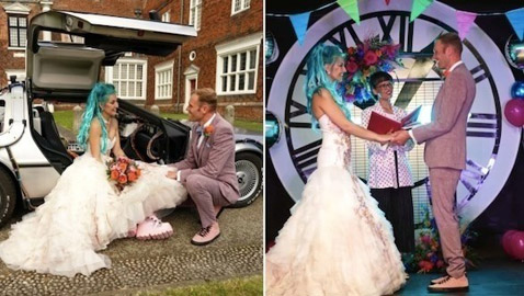 حفل زفاف مستوحى من فيلم سينمائي !