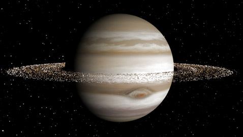 العلماء يحلون لغز حلقات كوكب المشتري 