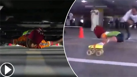 طفلة هندية تدخل موسوعة غينيس.. تزلجت تحت 20 سيارة بـ13 ثانية