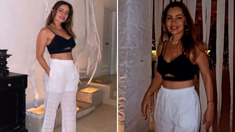 صور زوجة راغب علامة تثير الجدل! ارتدت بنطال شفاف و