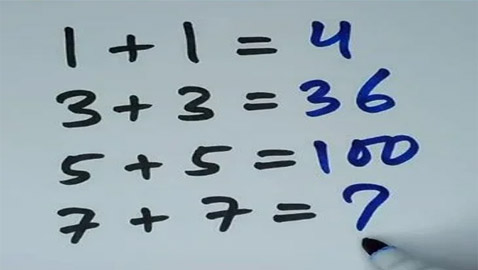 للأذكياء فقط.. أمامك 30 ثانية لحل هذه المسألة الرياضية!