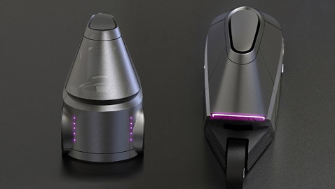 سيارة المستقبل بمقعدين تجمع بين الكوبيه والدراجة النارية