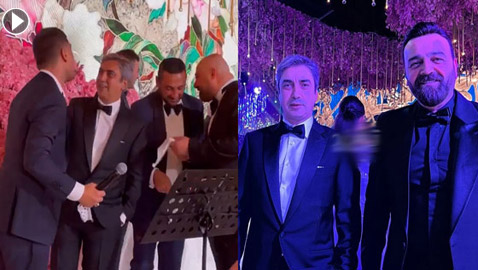 محمد عساف يعلّم نجم تركي شهير الدبكة على المسرح (فيديو)
