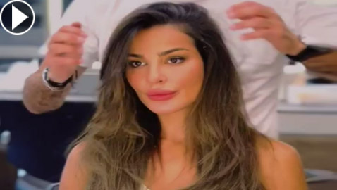 فيديو وصور نادين نسيب نجيم بـ لوك جديد: شعر أشقر وإطلالة مثيرة!