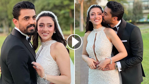 صور وفيديو إسلام جمال يحتفل بزفافه ويبدأ بتلاوة القرآن.. نجوم الفن يشاركونه الفرحة