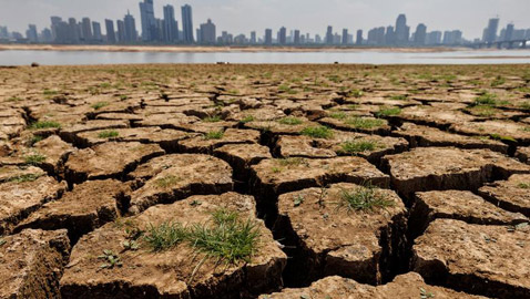 الجفاف يضرب أكبر بحيرة للمياه العذبة في الصين.. صور