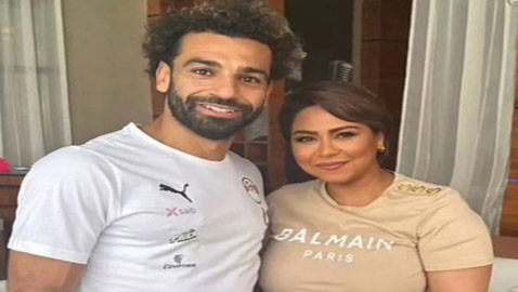 صور شيرين عبد الوهاب مع محمد صلاح: فقدت الكثير من وزنها