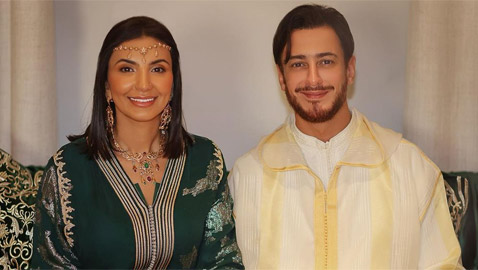 الصور الأولى لحفل زفاف سعد لمجرد.. وهكذا علق الفنان المغربي