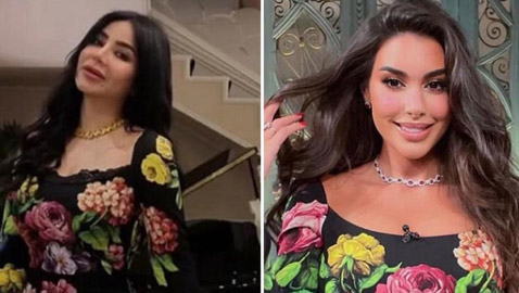 صور: لجين عمران تقلد ياسمين صبري وترتدي نفس فستانها… من الأجمل؟ 