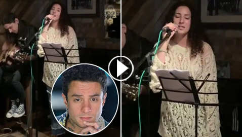 فيديو وصور: لينا ابنة أحمد الفيشاوي تغني مع فرقة! شاهد كم تغيرت!