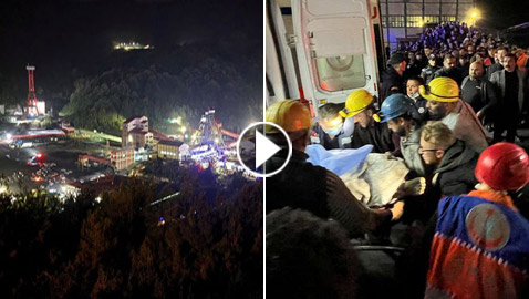 فيديو: 28 قتيلا وعشرات العالقين تحت الأرض بانفجار منجم في تركيا