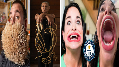 بالصور: تعرفوا إلى أغرب الأرقام القياسية المدهشة في موسوعة غينيس