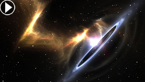 كأنه يتجشأ.. ثقب أسود يُحير العلماء بعد أن لفظ بقايا نجم ابتلعه منذ سنوات