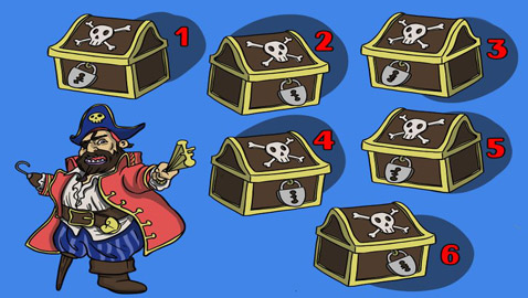 ساعد القرصان في العثور على القفل المناسب للمفتاح.. أمامك 11 ثانية