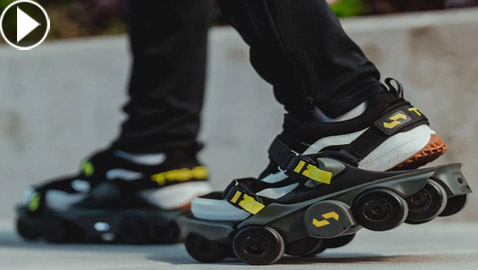 بالفيديو والصور: تصميم أسرع حذاء في العالم