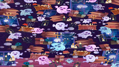 هل يمكنك إيجاد اليقطينة المخفية في هذه الصورة المليئة بالأشباح؟