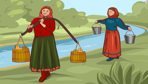 أي سيدة ستجلب المزيد من الماء للمنزل؟ أمامكم 5 ثوان للإجابة!