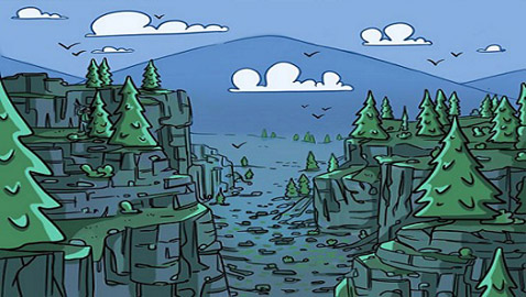 هل يمكنكم تحديد المصور داخل هذا الوادي في 5 ثوان؟