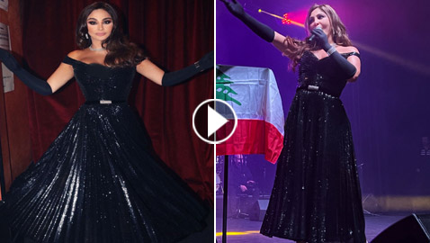 فيديو وصور إليسا تغني في باريس حافية القدمين بفستان ثمنه 100 ألف جنيه