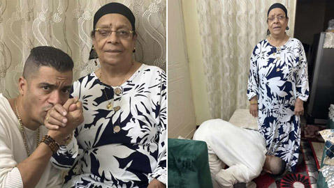 حسن شاكوش يقبل قدم والدته بعد إعلان حفله في المونديال.. 