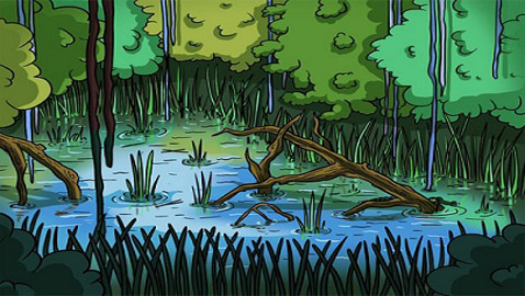 1% فقط يمكنهم اكتشاف التمساح داخل البحيرة خلال ربع دقيقة!