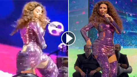 رقصة مثيرة لـ ميريام فارس على أنغام 