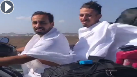 شابان جزائريان يصلان مكة على دراجة نارية.. عبر 8 دول! فيديو