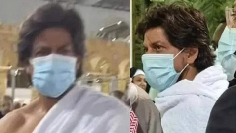 صور شاروخان يؤدي مناسك العمرة بالسعودية.. وماذا قال عن يسرا؟