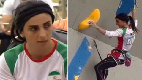 السلطات تهدم منزل عائلة المتسلقة الإيرانية إلناز ركابي