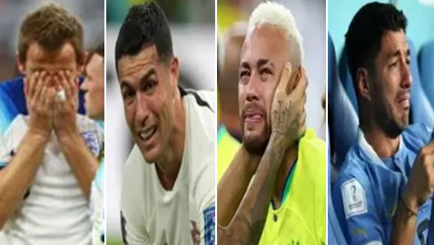 خيبة أمل وقلوب مكسورة.. دموع الخروج تضرب نجوم كأس العالم