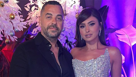 زواج طارق العريان طليق أصالة من نيكول سعفان التي تصغره بـ34 عاما