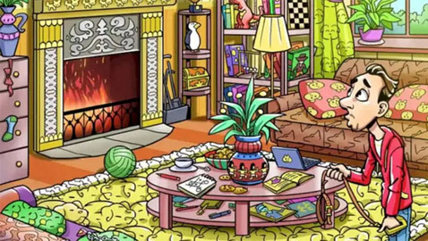 اختبر مهاراتك البصرية.. واكتشف مكان اختباء الكلب بـ11 ثانية