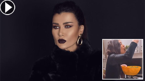 فيديو: نادين الراسي تتذوق التبولة والجمهور يهاجمها: 