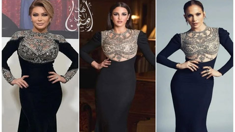 نوال الزغبي ترتدي فستان درة ومصمم أزياء يوضّح: ارتدته جينيفر لوبيز قبلهما!