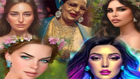 صور النجوم بعد أن غيرها الذكاء الاصطناعي.. ما رأيكم؟