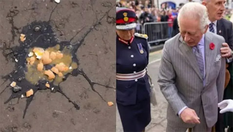 هذه عقوبة راشق الملك تشارلز بالبيض