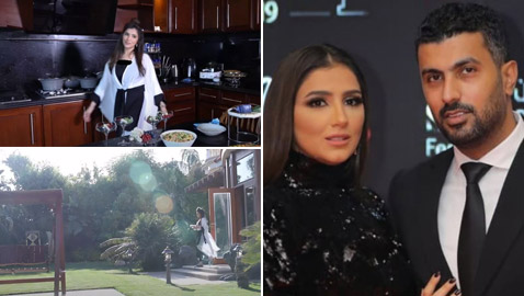 بالصور: شاهد لأول مرة فخامة منزل مي عمر.. الحديقة الخلفية من عالم آخر!