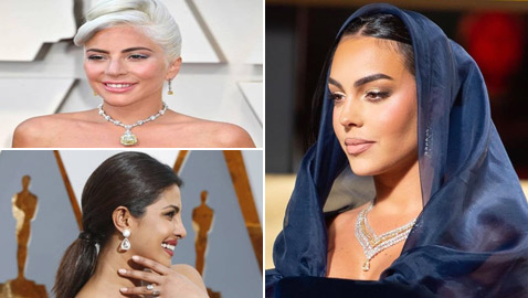 مجوهرات بأسعار خيالية للنجمات قبل جورجينا صديقة رونالدو.. من ارتدت عقد بـ31 مليون دولار؟
