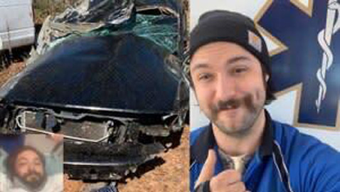 فيديو مخيف: سائق مرعوب علقت دواسة الوقود بسيارته المسرعة! قد يحدث ذلك معنا فكيف نتصرف؟