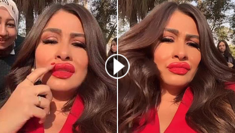 فيديو وصور: ياسمين عبد العزيز بوجه غريب وشفاه منتفخة! عملية تجميل أم فلتر؟