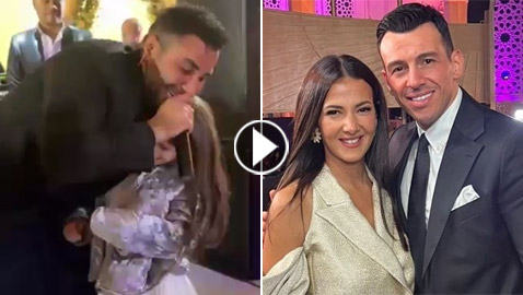 في أحدث ظهور لها.. كايلا رامي رضوان ترقص مع أحمد سعد في حفل زفاف