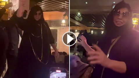فيديو: فيفي عبده ترقص بالعباءة والحجاب على أنغام أغنية خليجية