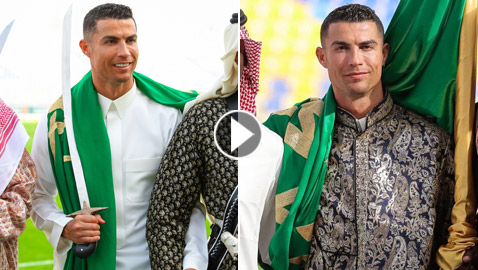 فيديو وصور: رونالدو يؤدي 