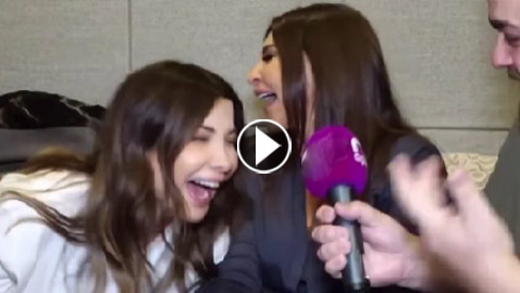 نانسي عجرم وإليسا تدخلان بنوبة ضحك: 