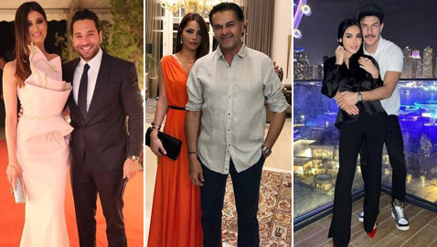ثنائيات نجوم عرب يحرصون على تنسيق إطلالاتهم مع شريكاتهم.. أناقة وشياكة دائمة