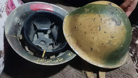 بعد 63 عاماً.. العثور على خوذة جندي أردني في فلسطين