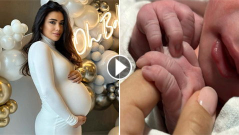 جيسيكا عازار ترزق بمولودها الأول 