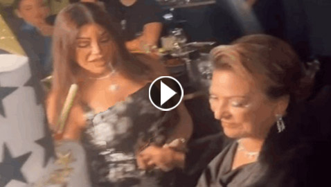 صور وفيديو: ظهور نادر لوالدة هيفاء وهبي المصرية.. جمالها لفت الأنظار