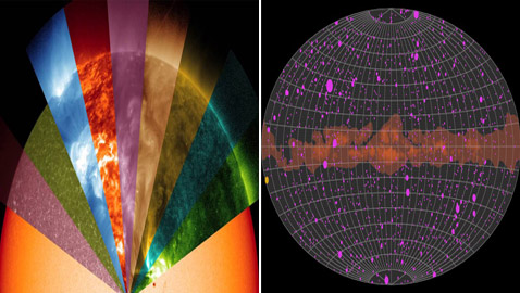 رسوم متحركة مثيرة تُظهر كيف سيبدو الكون لو بإمكاننا رؤية أشعة غاما!