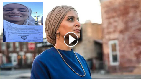 فيديو وصور: رنا عبدالحميد حصلت على موافقة برفع الآذان في أمريكا.